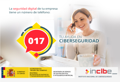 INCIBE lanza una línea de ayuda telefónica gratuita en ciberseguridad